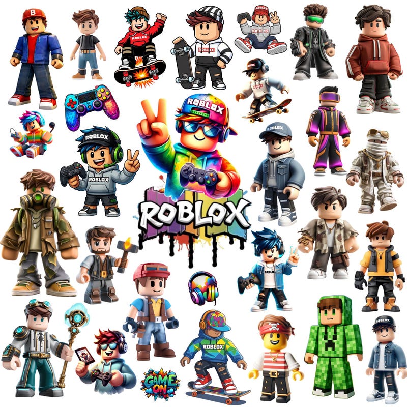Roblox Transparent - Etsy