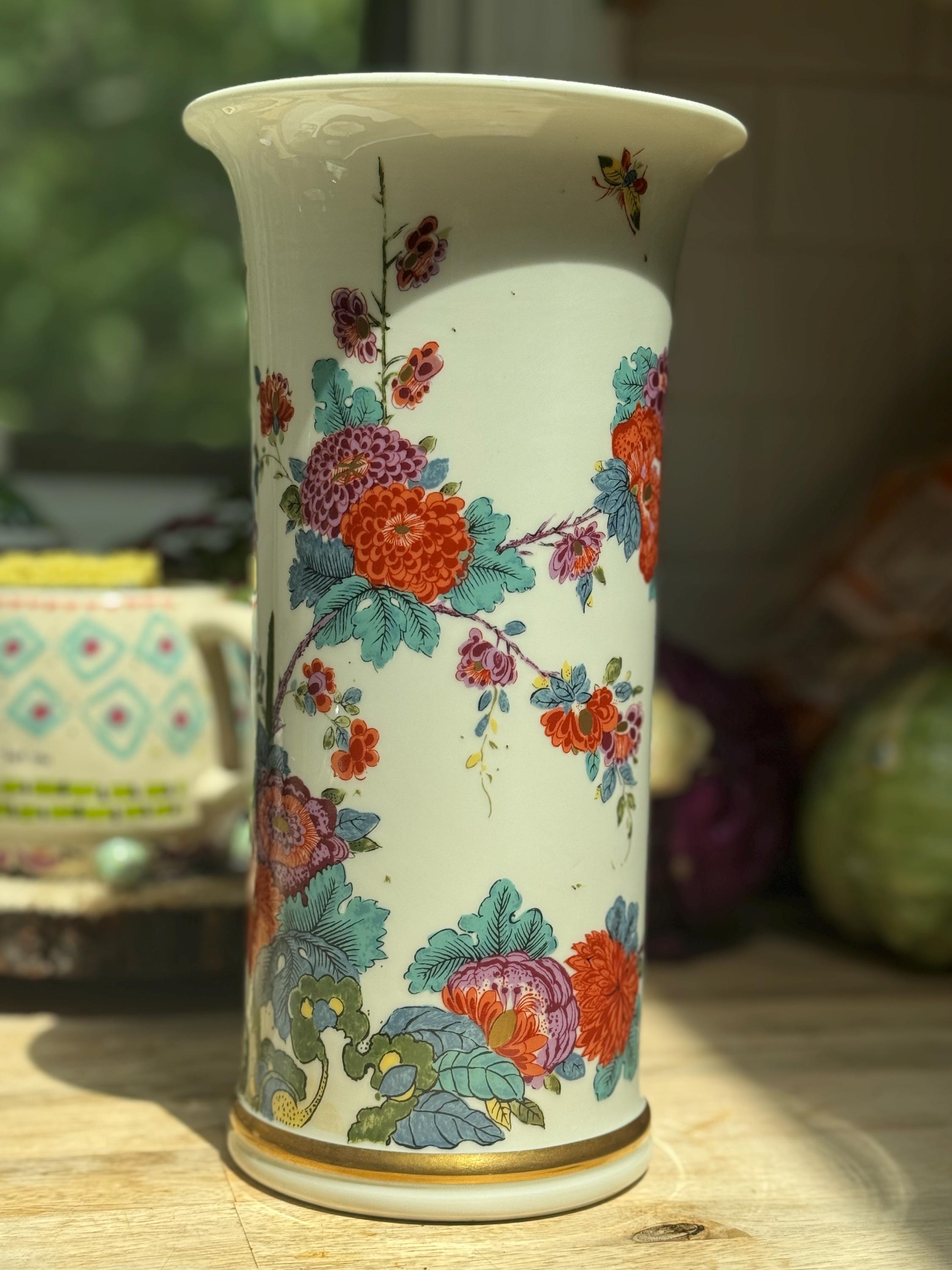 Vintage Lenox Smithsonian Saxony Vase. - Etsy