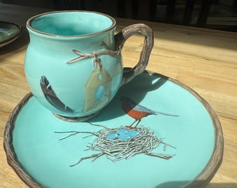 Nesting Plates/Mug Set by MWW Marketplace