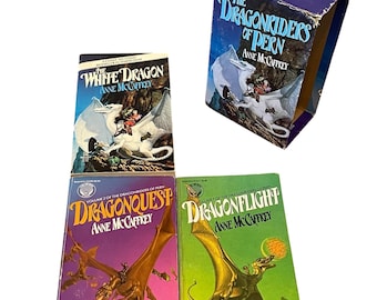 The Dragonriders of Pern Box Set Anne McCaffrey Books 3 Book Set Vintage