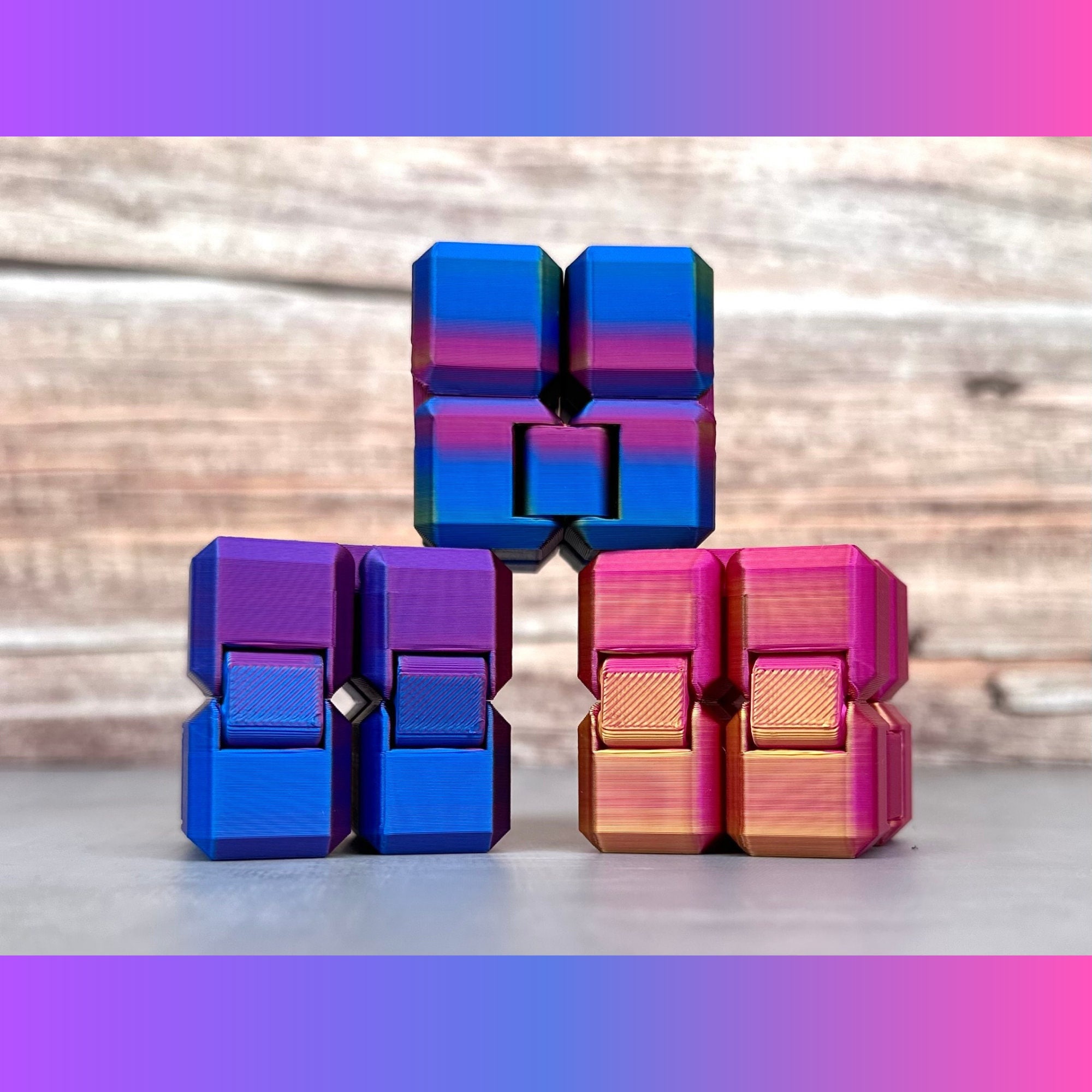 Infinity Cube - Magic Endless Folding Fidget Toy - Flip Over and Over