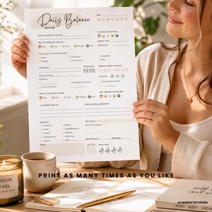 instant download perimenopause tracker print at home