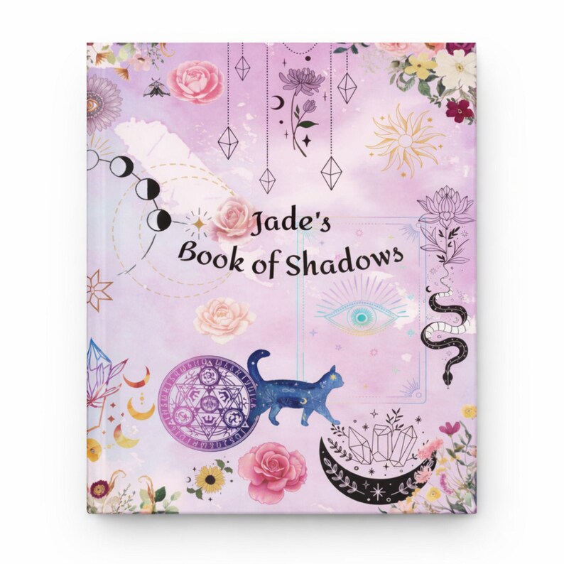 Witch Spell Journal Personalized Magic Diary Occult Gift Mystic Book of ...