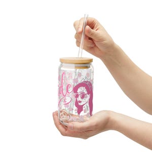 Bride sipper glass | 16oz tumbler with pink bride script