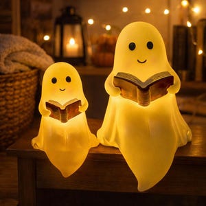 Ledlamp Reading Ghost – Gezellig nachtlampje voor boekenliefhebbers
