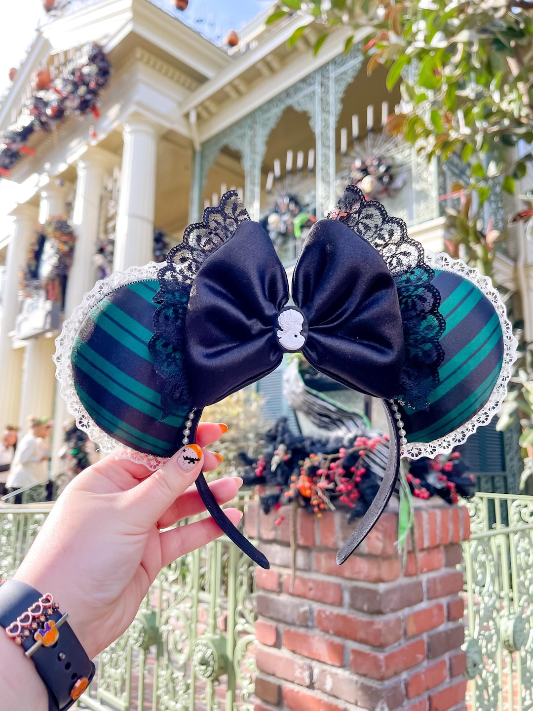 Haunted Mansion Inspired Mouse Ears Mickey Ears Headband 