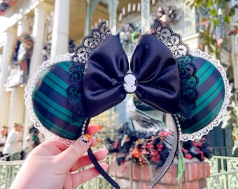 Haunted Mansion Inspired Mouse Ears Mickey Ears Headband | PREORDER Ships in 10 business days