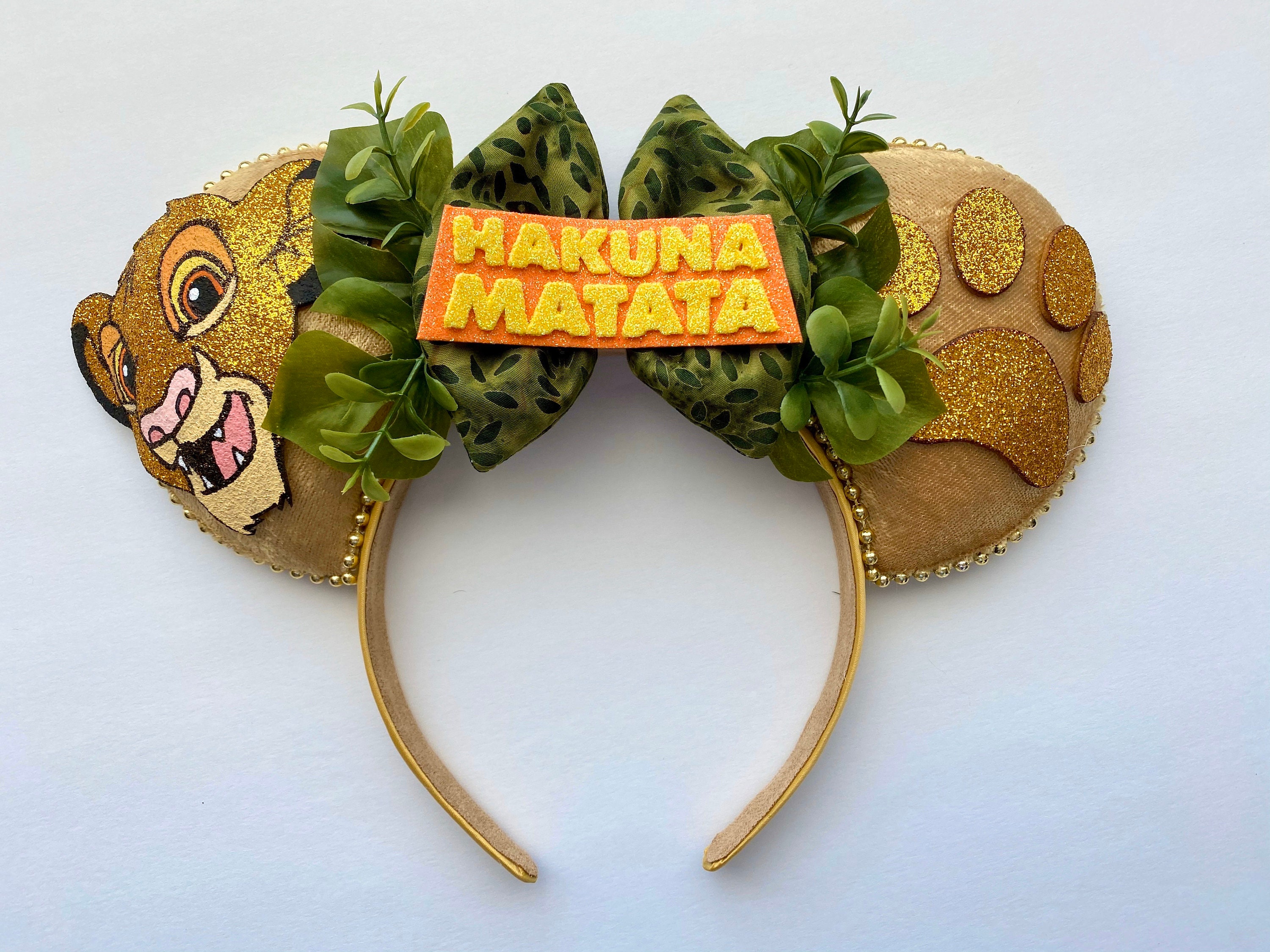 Lion King Simba Inspired Mickey Ears Headband Etsy