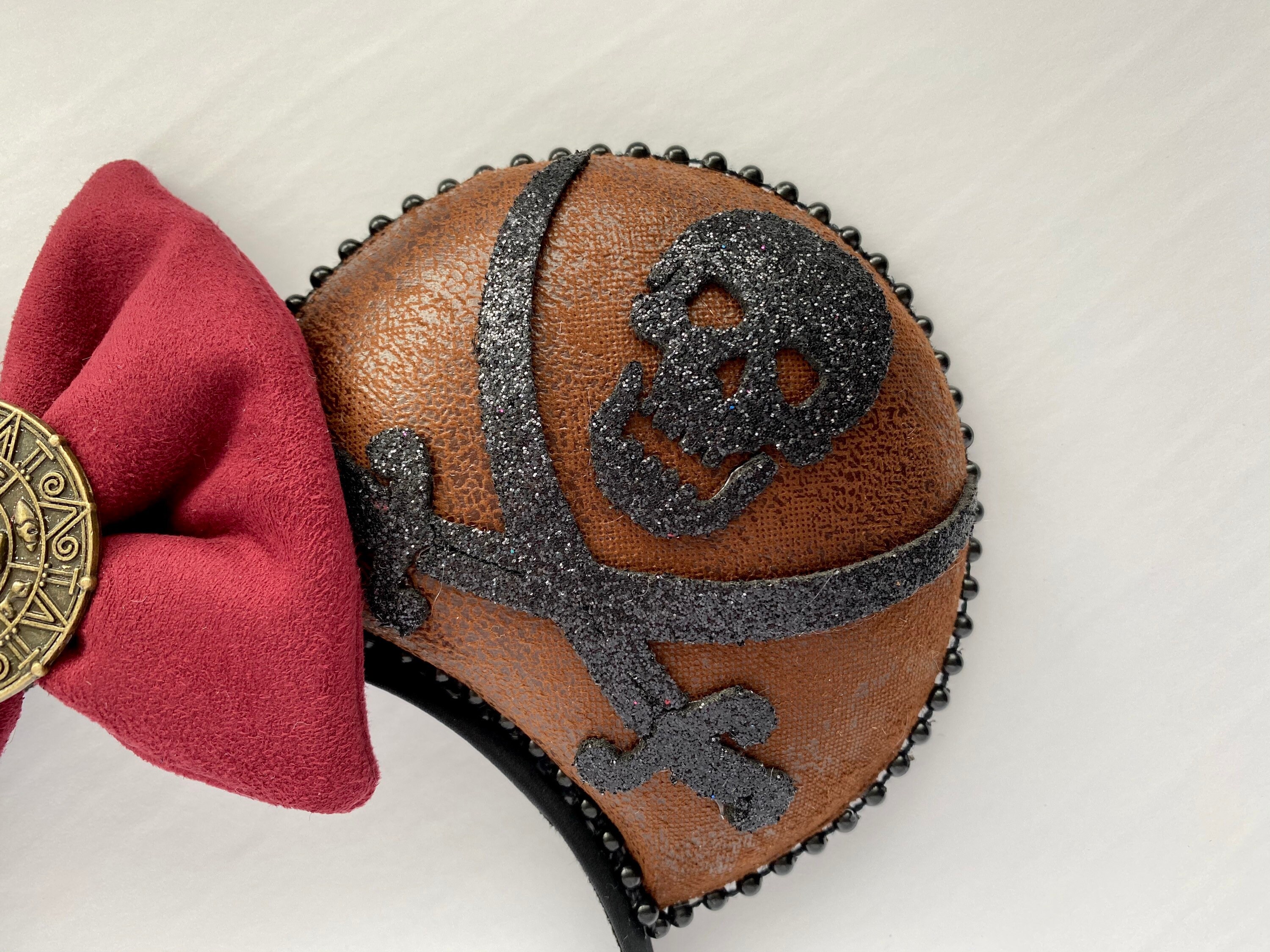 NWT Disney Parks Pirates of the Caribbean LIMITED EDITION Ears Pirates of the Caribbean Ear Headband Arrive Online at  main image 3