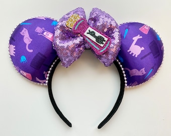 Disney Emperor's New Groove Kuzco and Yzma Inspired Mickey Ears Mickey Ears Headband