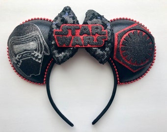 Star Wars Kylo Ren Inspired Mouse Ears Mickey Ears Headband