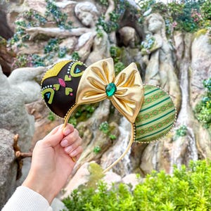Frozen Elsa and Anna Inspired Mouse Mickey Ears Headband| Ships in 10-12 business days