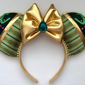 Frozen Elsa and Anna Inspired Mouse Ears Headband Mickey Ears Headband| Ships in 10-12 business days