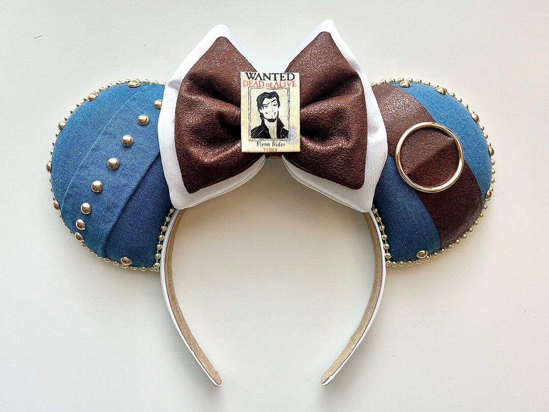 Tangled Flynn Rider Rapunzel Inspired Mouse Ears Headband Mickey Ears ...