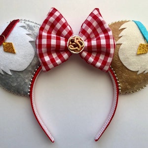 Lady and the Tramp Inspired Mouse Ears Headband Mickey Ears Headband| Ships in 10-12 business days
