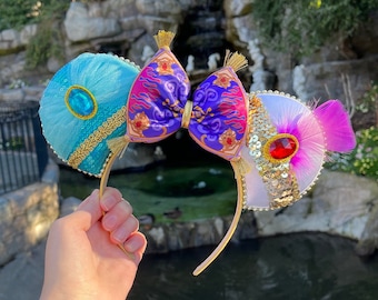 Aladdin Princess Jasmine Inspired Mouse Mickey Ears| Ships in 10-12 business days