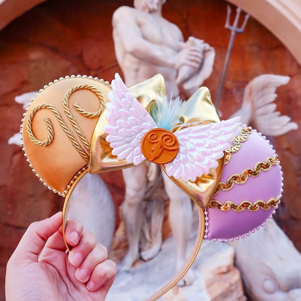 Hercules and Megara Inspired Mouse Ears Mickey Ears Headband