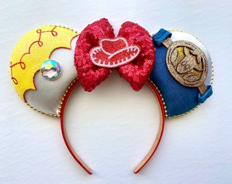 Toy Story Jessie Inspired Mouse Ears Mickey Ears Headband | PREORDER Ships in 10 business days