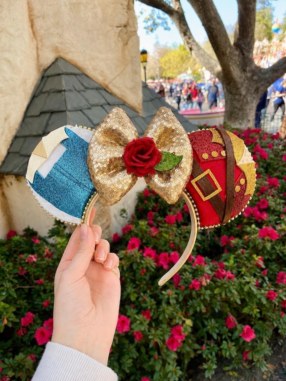 Disney Belle and Gaston Beauty and the Beast Inspired Mickey  display picture 3
