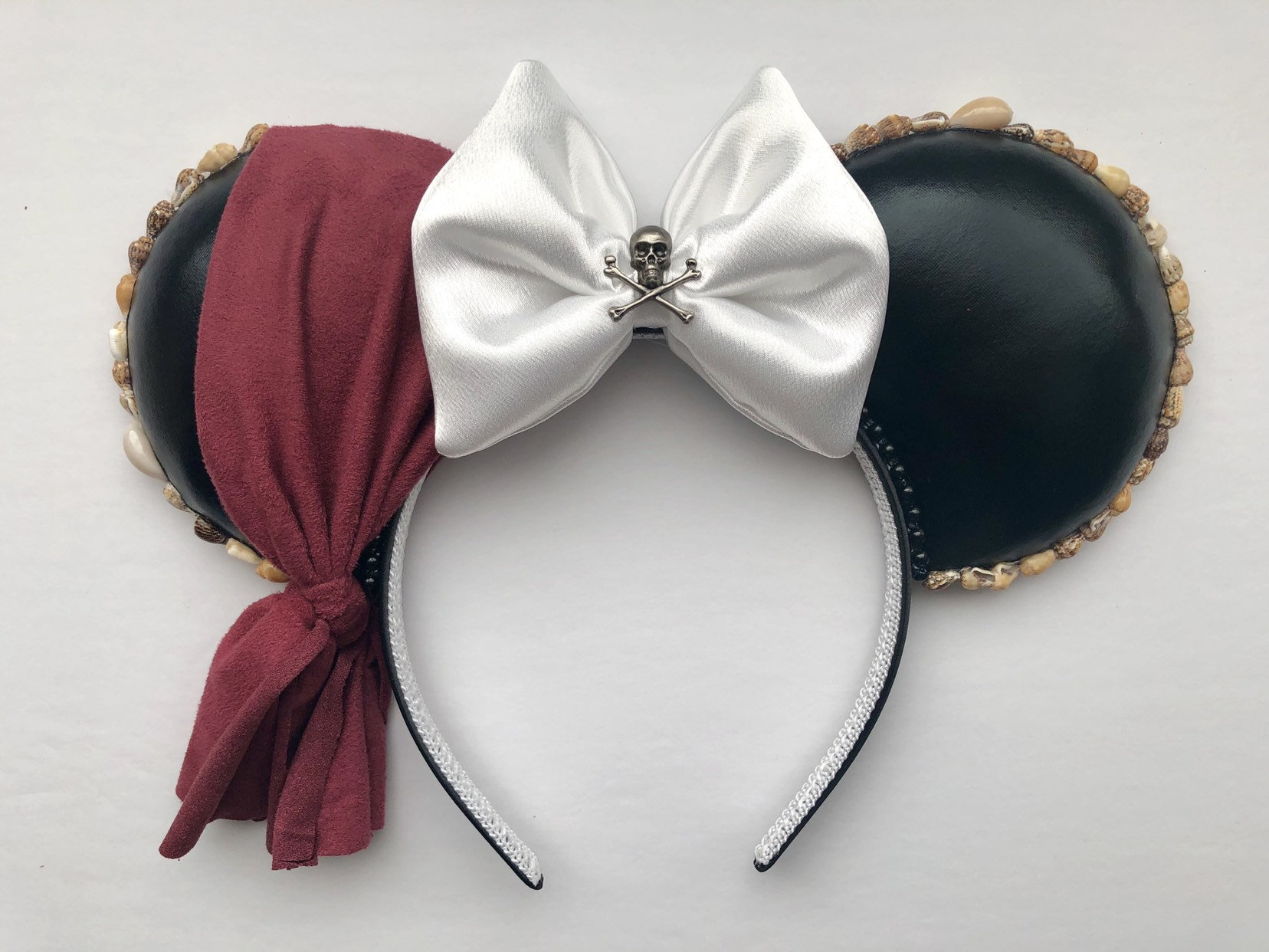 Disney Vintage Pirate  of the Caribbean Headband New Loungefly Minnie Ear Headband Inspired by Pirates of the  main image 3