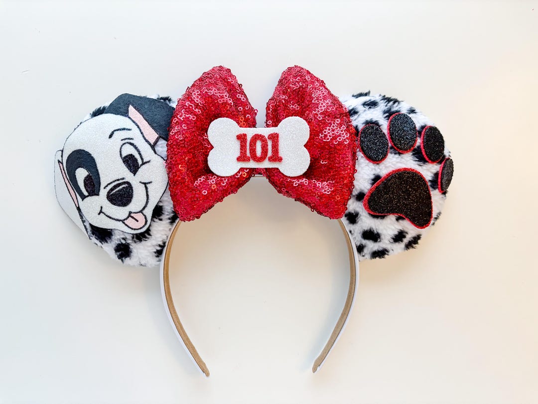 101 Dalmatians Inspired Mouse Ears Mickey Ears Headband 
