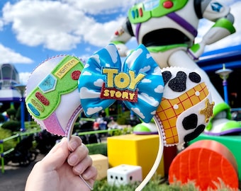 Toy Story Buzz Lightyear and Woody Inspired Mouse Ears Mickey Ears Headband