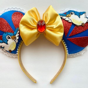 Snow White and the Seven Dwarfs Inspired Mouse Ears Mickey Ears Headband| Ships in 10-12 business days