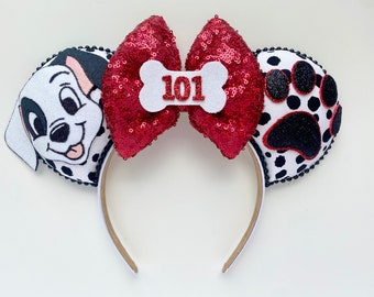 101 Dalmatians Inspired Mouse Ears Mickey Ears Headband