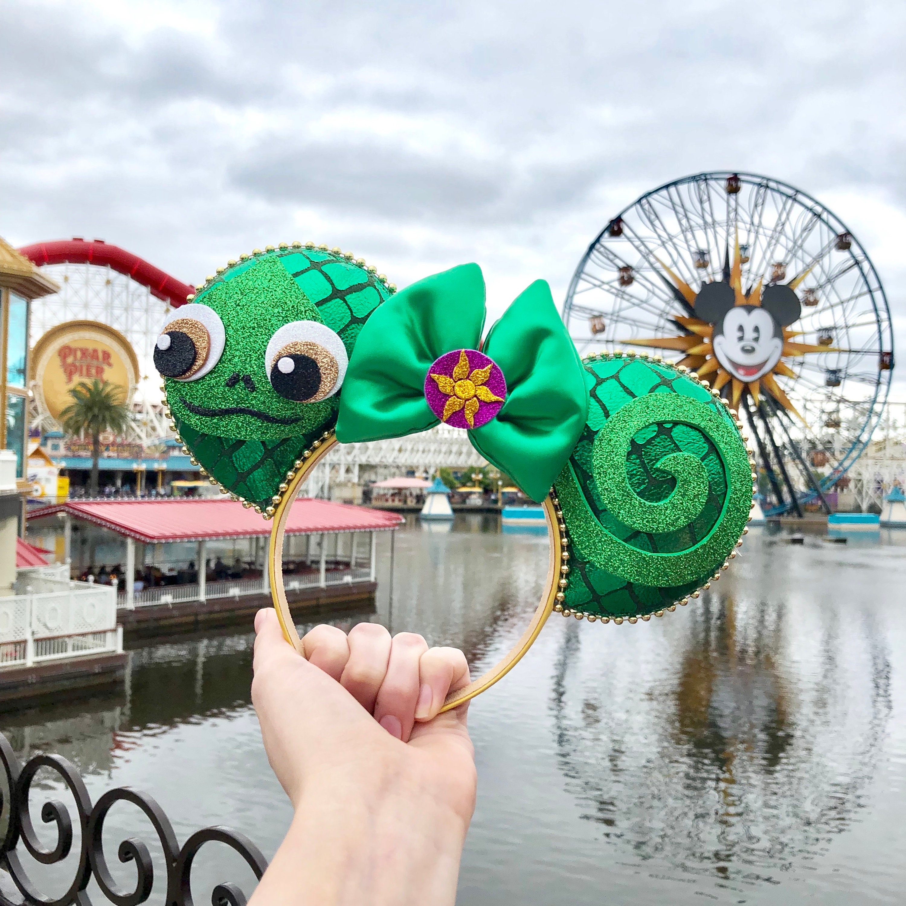 Tangled Rapunzel Pascal Inspired Mouse Ears Mickey Ears 