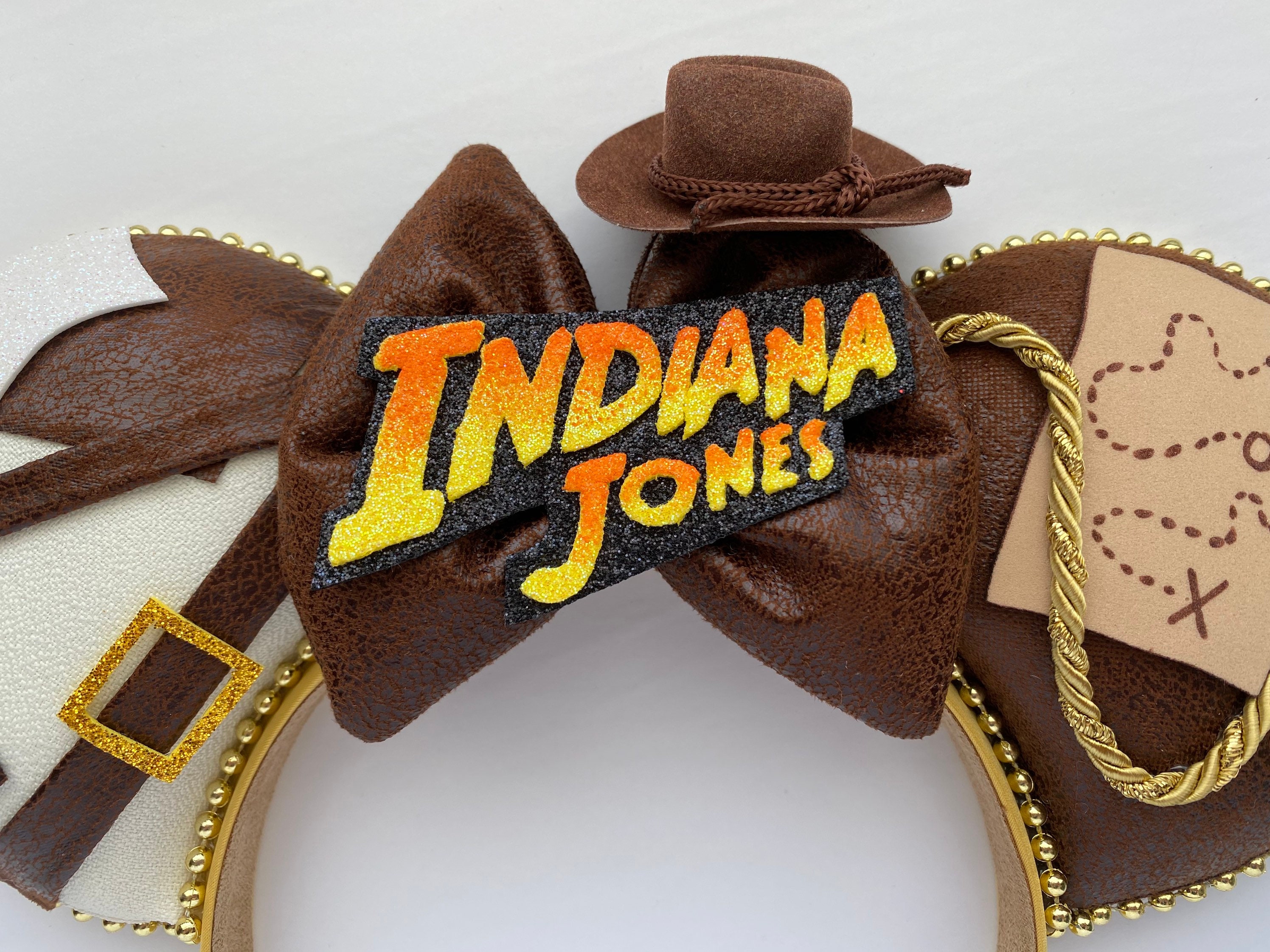 Handmade Indiana Jones Inspired Ear Headband with Bow il_fullxfull.2514003613_lwqp.jpg main image 2