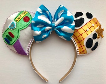 Toy Story Buzz Lightyear and Woody Inspired Mouse Ears