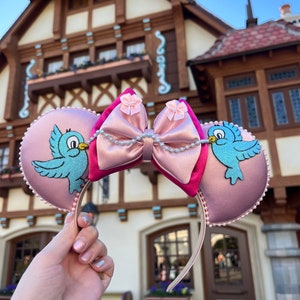 Princess Cinderella Inspired Mouse Ears Mickey Ears Headband| Ships in 10-12 business days