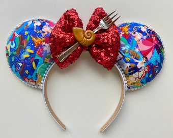 Disney The Little Mermaid Ariel and Eric Inspired Mickey Ears