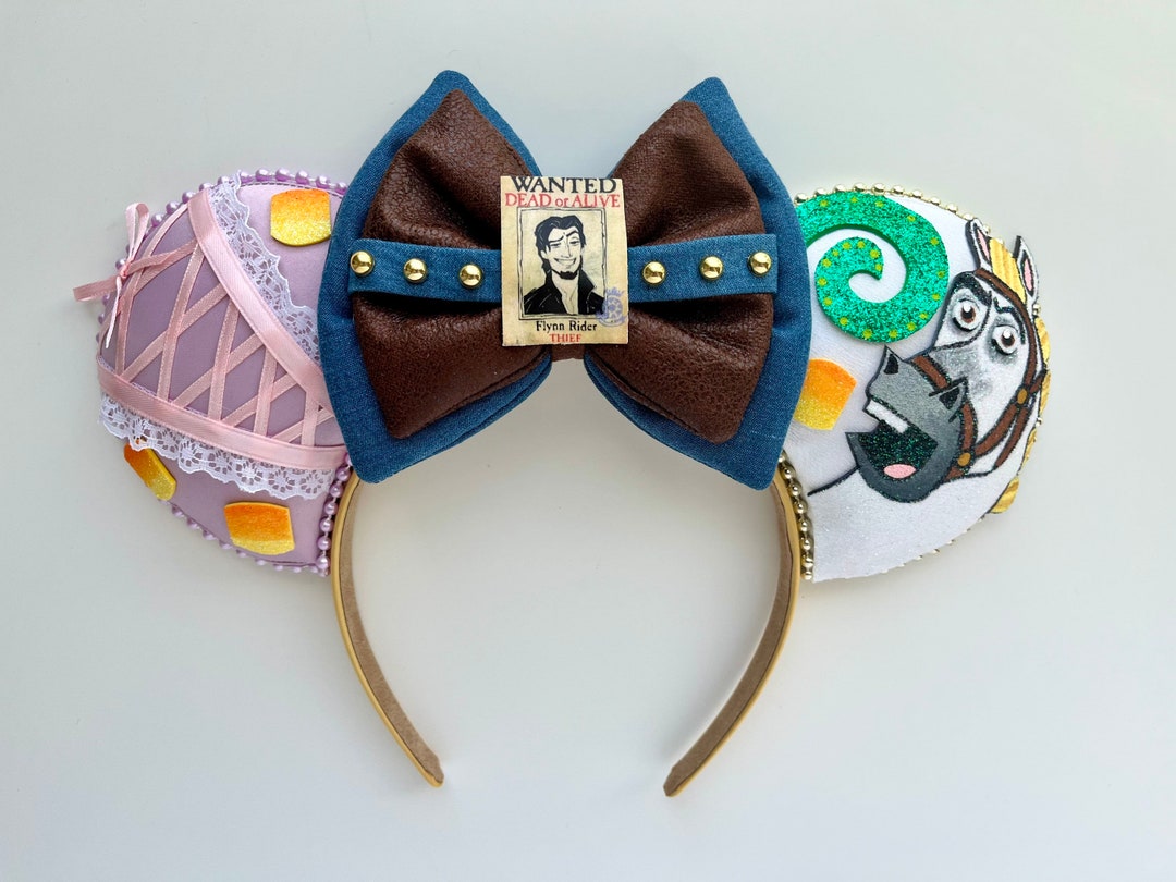 Tangled Flynn Rider Rapunzel Maximus Pascal Inspired Mouse Ears ...