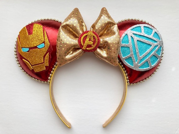 The Avengers Infinity War Iron Man Inspired Mouse Ears  display picture 3