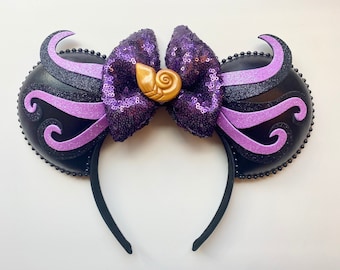 The Little Mermaid Ursula Inspired Mouse Ears Mickey Ears Headband