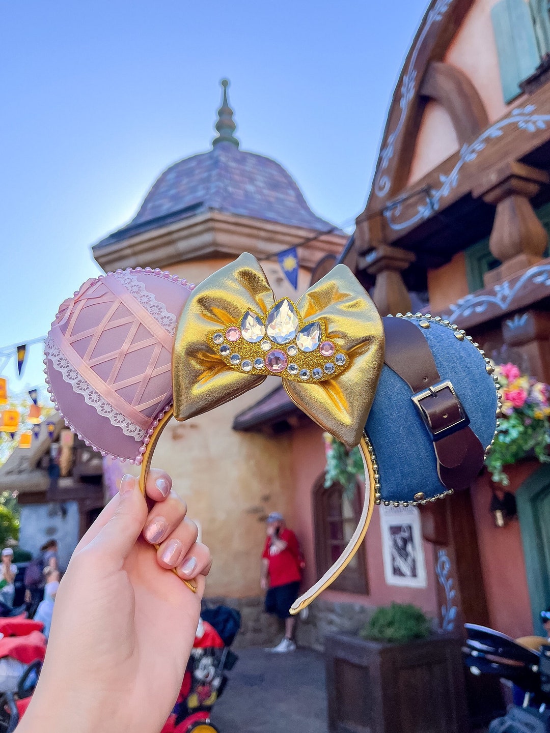 Tangled Flynn Rider Rapunzel Inspired Mouse Ears Headband Mickey Ears ...