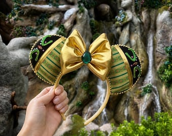 Frozen Elsa and Anna Inspired Mouse Ears Headband Mickey Ears Headband | PREORDER Ships in 10 business days