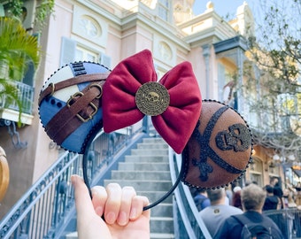 Pirates of the Caribbean Inspired Mouse Ears Mickey Ears | PREORDER Ships in 10 business days
