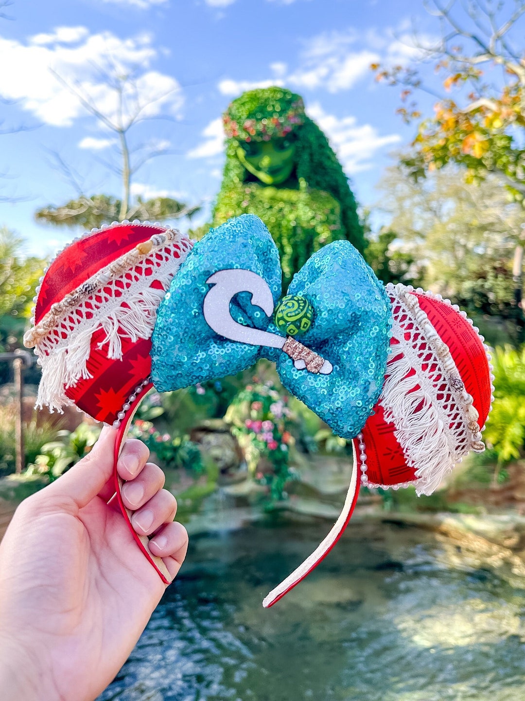 Moana Inspired Mouse Ears Mickey Ears Headband | PREORDER  display picture 1