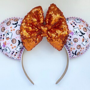 Halloween Inspired Mouse Ears Mickey Ears Headband| Ships in 10-12 business days