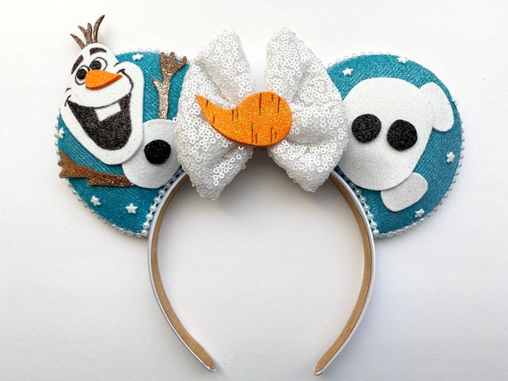 crédito Cumbre Rápido Diadema con orejas de ratón inspirada en Olaf de Frozen - Etsy España