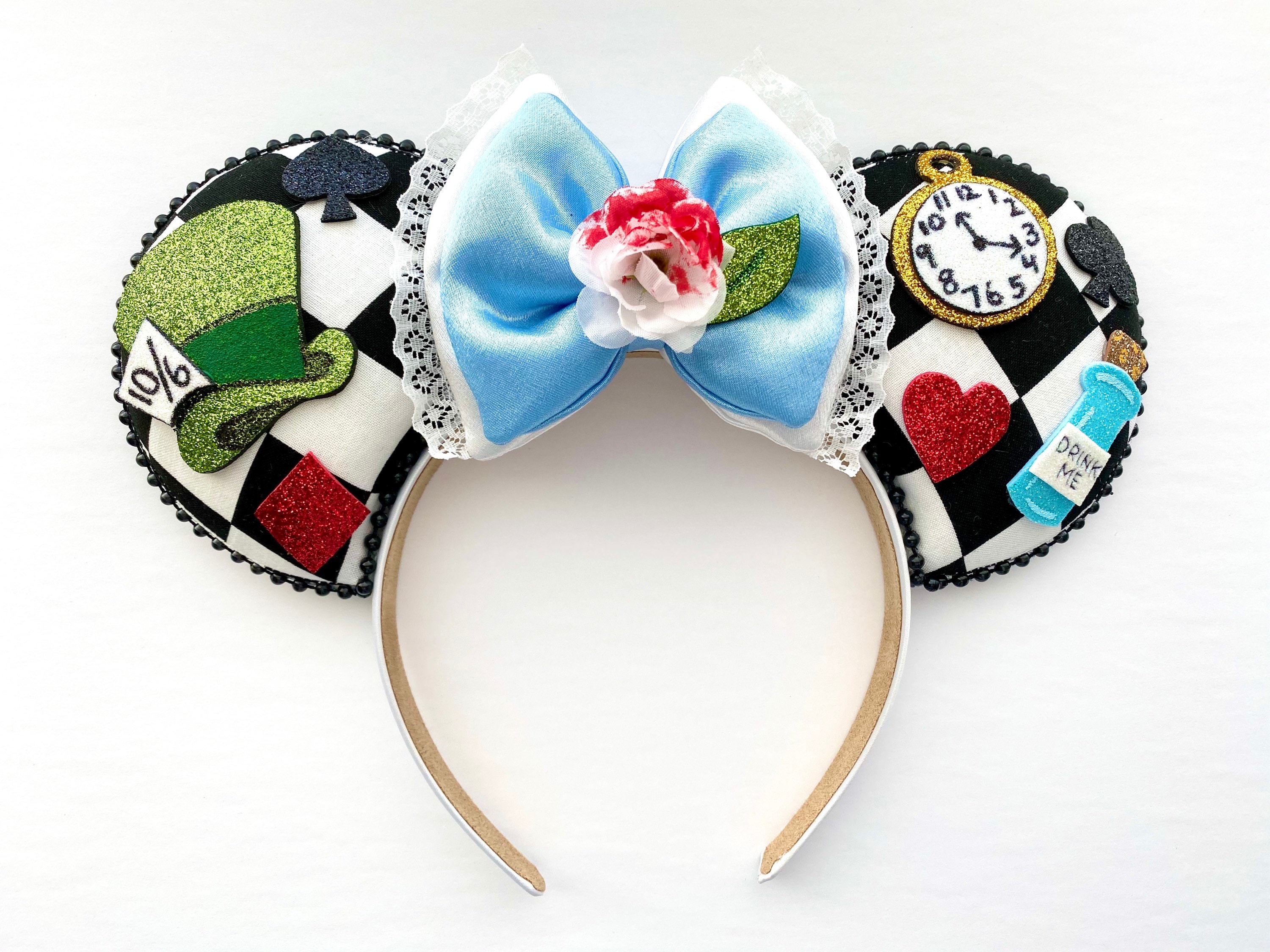 Alice in Wonderland Inspired Mouse Ears Mickey Ears  display picture 2