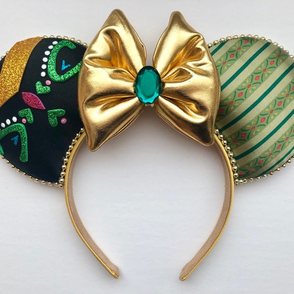 Frozen Elsa and Anna Inspired Mouse Mickey Ears Headband