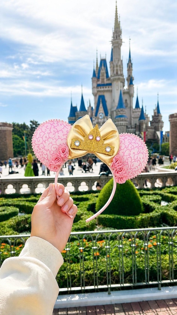 Sleeping Beauty Aurora Inspired Mouse Ears Headband Mickey  display picture 3