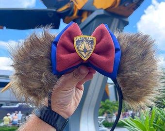 The Avengers Endgame Guardians Rocket Raccoon Inspired Mouse Ears
