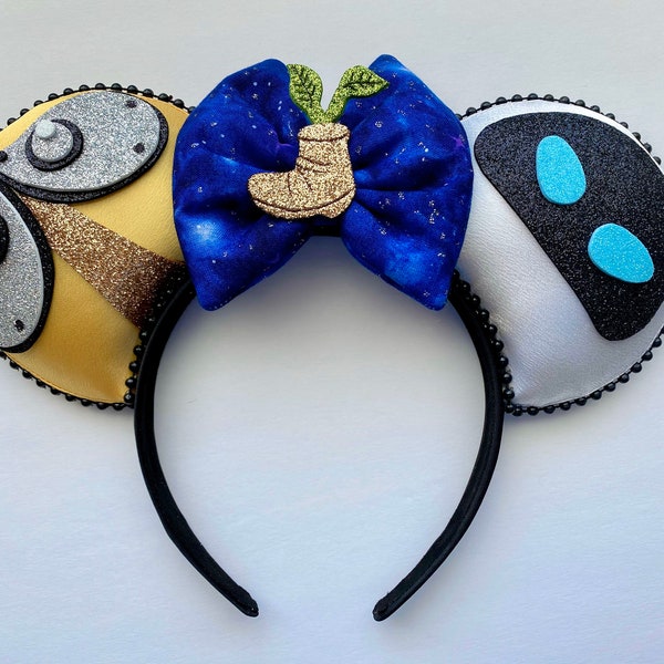 Wall-E and Eve Inspired Mouse Ears Headband Mickey Ears Headband