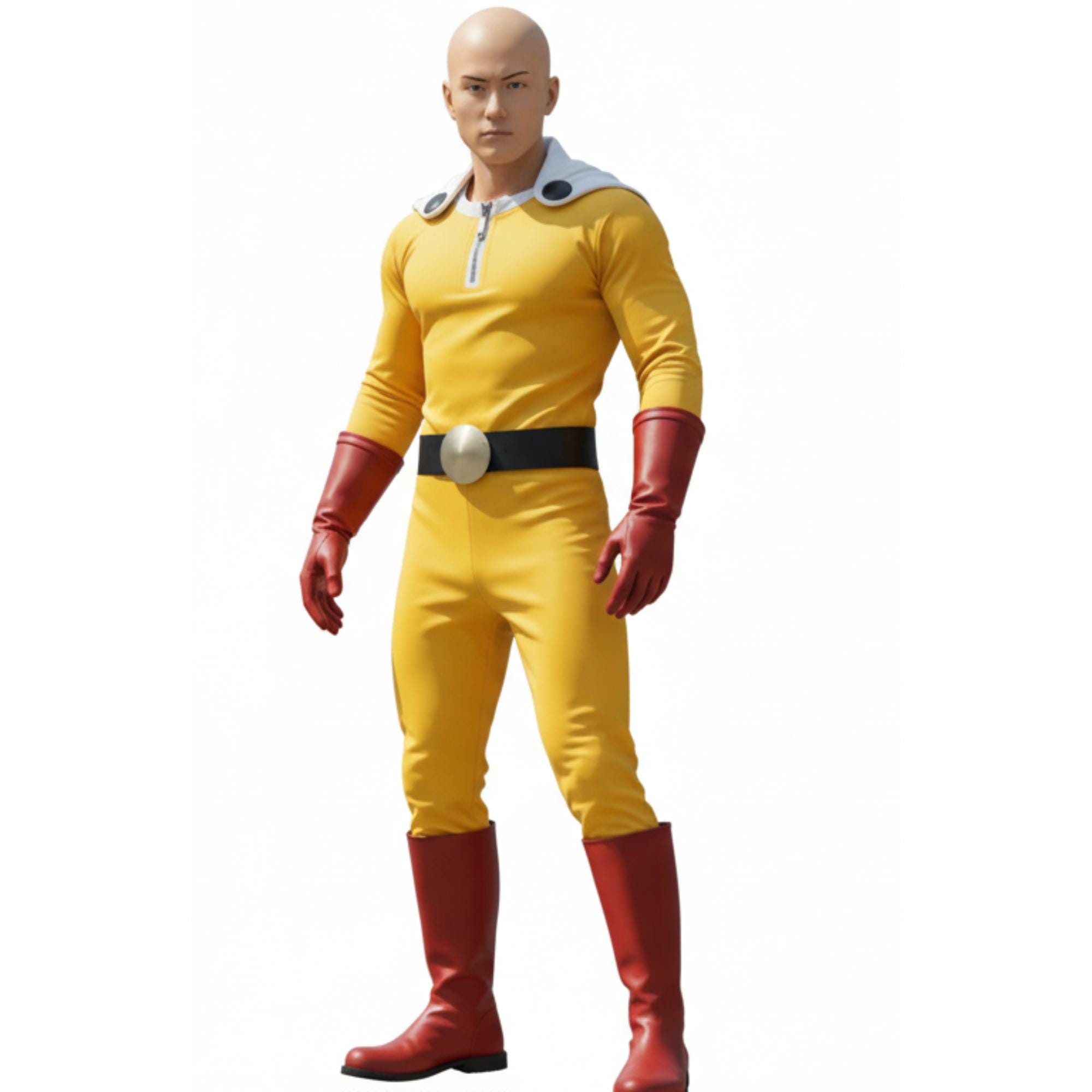 Disfraz de anime de Saitama para cosplay de Saitama body de superhéroe