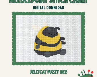 Toile graphique numérique Jellycat Fuzzy Bee