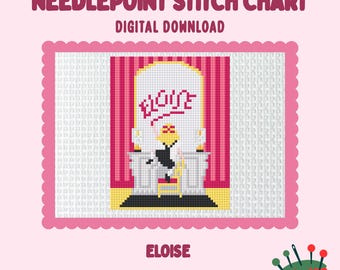 Lienzo digital para bordar Eloise